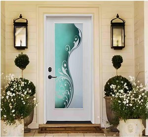 Painted Glass Insert for Doors and Windows - Etsy