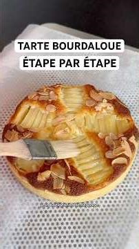 CAP pâtisserie : la tarte bourdaloue 🍐