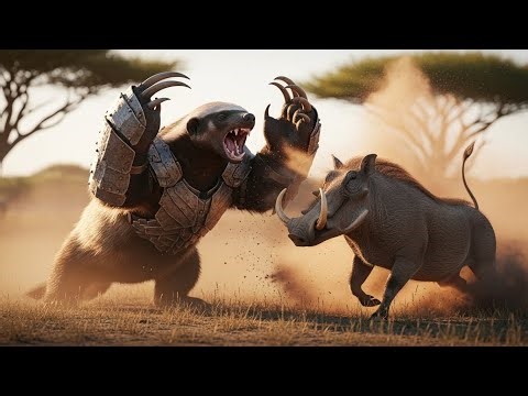 Mega-Claw Honey Badger vs Titan-Limb Warthog – Bushlands Explode