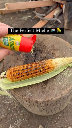 I’m Nick Hamman, and today I’m paying tribute to a true icon of the South African food scene — the mielie. In this case, it’s available for just R15 on the corner of Woodmead Drive and Van Riebeeck Road in Joburg, Gauteng. Here, on a humble, self-built roadside setup, you’ll find Rasinda — grafting from sunup to sundown to make an honest living. Every true South African knows that Aromat Original is the perfect complement to this classic: salty, savoury, and the ultimate match for the smoke-infu