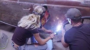 Tonight we transform a rusted-out 1938 Ford into an open-motor, fenderless hotrod for the 10th annual Rockabilly Weekend — even Jolene is getting her hands dirty on this one 🔥 Don’t miss #BADCHAD tonight at 8ET on Discovery Canada | Bad Chad