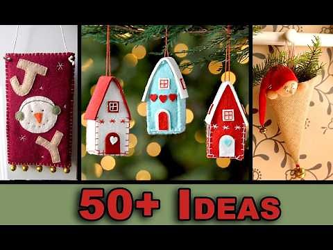 50+ Ornament Sewing Project Ideas for Christmas
