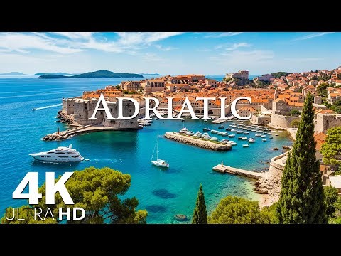 Adriatic 4K | Mediterranean Serenity – Turquoise Sea, Coastal Towns & Soft Light