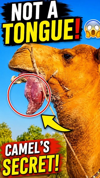 Camel's Mouth Secret Will Shock You! 😱 #Shorts #Camel #AnimalFacts