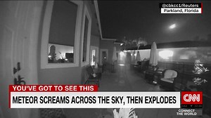 88K views · 1K reactions | A meteor was seen bursting through the sky in Florida and spotted as far as the Bahamas. https://cnn.it/3n4l6xl | CNN International | Facebook
