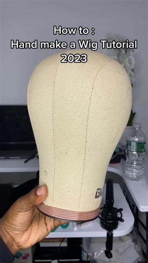 How to Hand make a Wig at Home 2023 📝 #pyf #begginer #tutorial #handmadewig