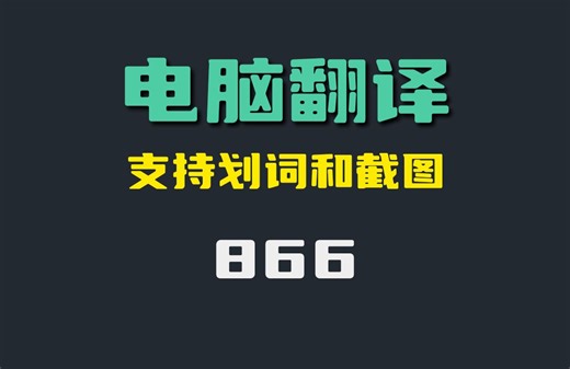 电脑翻译用什么？这个支持多种方式