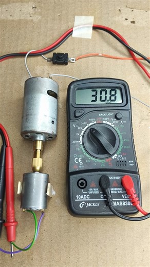 Tiny Motor Power Test | Generator Working Explained