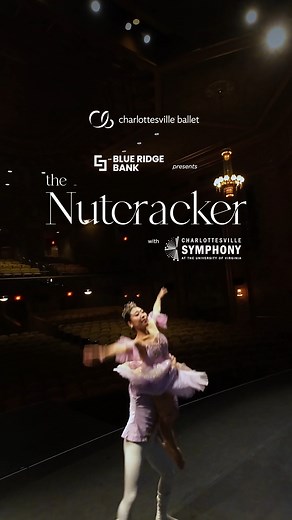 This December, delight in the magic of The Nutcracker with Charlottesville Ballet—a 90-minute holiday spectacular featuring professional dancers and over 280 local performers from across Central Virginia, presented by Blue Ridge Bank. Enjoy performances and special events in Charlottesville, Lynchburg, Rappahannock, and Culpeper, with live music by Charlottesville Symphony at the University of Virginia at select shows, sensory-friendly performances, and “Class with Clara” events for children. It