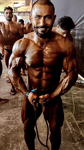 Champions mindset 💯💪🏼🧿👌#bodybuilding #backstage | Mahesh Negi