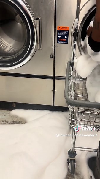 Laundry Day Disaster: Too Much Soap!