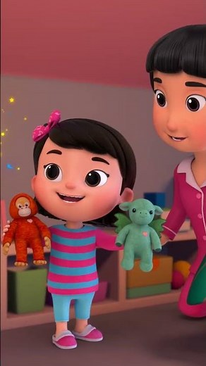 Say Goodnight to Teddy 🧸 Fall Asleep Quickly #Shorts #Littlebabybum