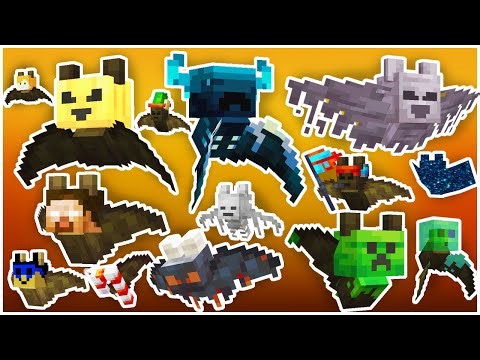 This Minecraft Mod Completely revamps Bats [Bats Galore Forge : 1.20.1]