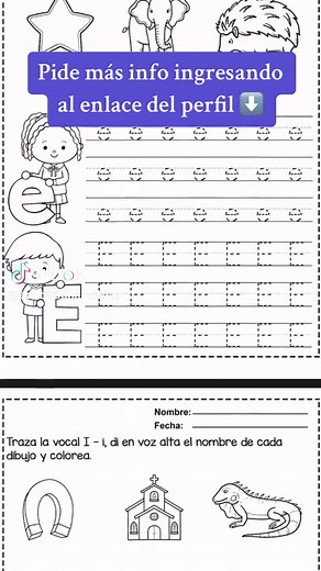 Mini cuadernillo de las vocales para imprimir PDF - Trabajos Escolares