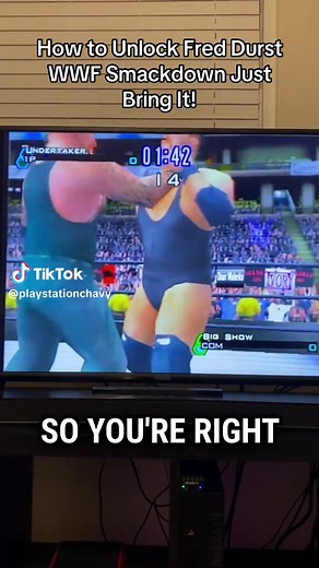 Unlocking Fred Durst in WWF Smackdown Just Bring It!