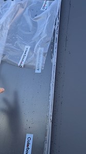 Ahhhhhhh, the satisfaction of peeling off the plastic protective coat on the Colorbond standing seam sheets, Matt Monument, in the rain! 👌🌦😍 | Unique Metal Cladding Systems