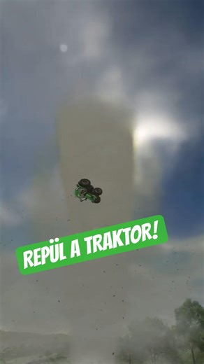 REPÜLNEK a traktorok! 🌪️🚜 A legdurvább FS25 mod? #farmingsimulator25 #tornado