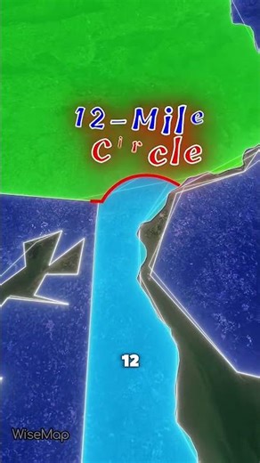 Shortest US Border: Geography Facts & Map Trivia! #geography #maps #shorts