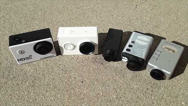 Action Cam Comparison - Xiaomi Yi, Mobius, RunCam HD, Turnigy Action Cam