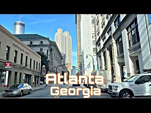 Atlanta, Georgia - Downtown Drive - U.S. 38th Most Populated City