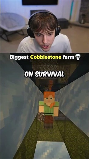 Biggest Cobblestone farm In Donut SMP !