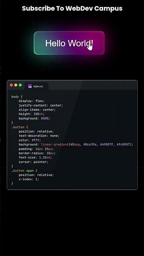Neon Button Animation on Hover using HTML & CSS | CSS Neon Button Animation on Hover