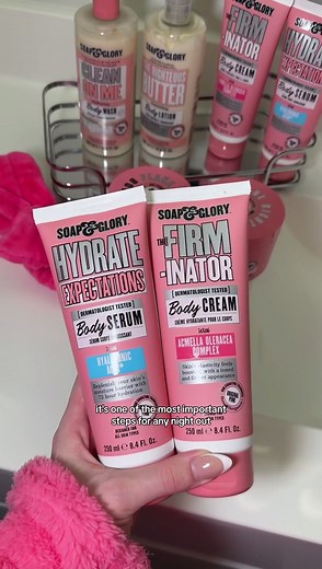 Glowing Skin Essentials: Firm-inator Body Cream & Hydrate Expectations Body Serum