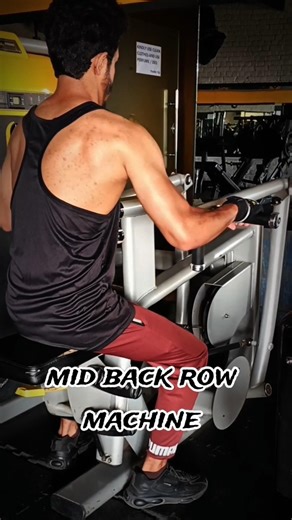 Mid Back Focus 🦾🔥 | Build Thickness & Strength #shorts #shorts #gym #backworkout #midback #backday