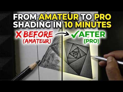 FREE 60-Day Drawing Course 🎨 - Day 36 | From Amateur to Pro Shading in 10 Minutes