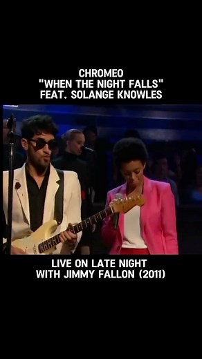 20K views · 702 reactions | Did you know that the sublime Solange Knowles was featured on our 3rd AND 4th albums? Just dug this up...wow...we had her with us on Fallon back in 2011. Pretty cool eh?  | Chromeo | Facebook