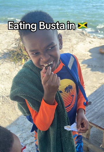Eating my favorite coconut candy 🇯🇲#jamaica#travel#family#mom