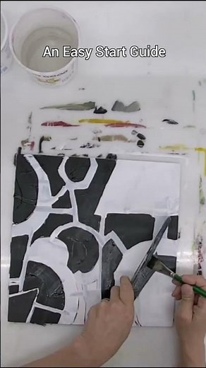 Abstract Painting ACRYLIC - EASY Start | Nobody Talks About This | Turning Chaos Into Art