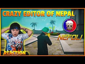 Junior Reacts To ‪@Nefoli‬ Unique Style Editor Of Nepal | Garena FreeFire