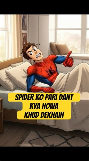 Spiderman Mom got angry with him. #shorts