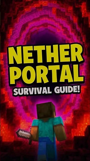 How to Build a Nether Portal in Minecraft | The Ultimate Survival Guide #minecraft