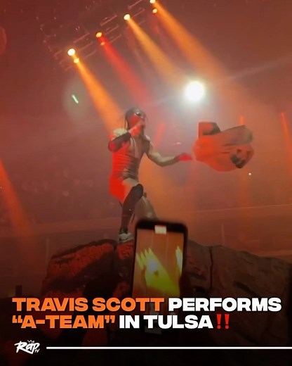 RapTV on Instagram: "#TravisScott performed “A-Team” as his surprise song in Tulsa‼️🔥 What would y’all like to see him perform live⁉️ 🎥 @331digital / @331des"