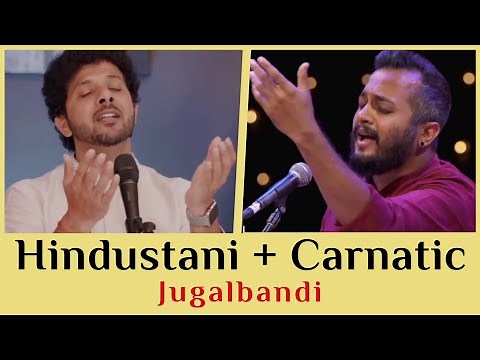 Hindustani+Carnatic Jugalbandi by Mahesh Kale & Sandeep Narayan | Indian classical music performance