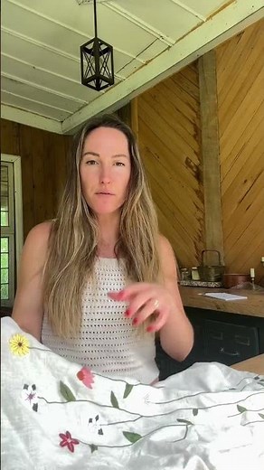 Embroidering on a dress Part 8! #embroidereddresses