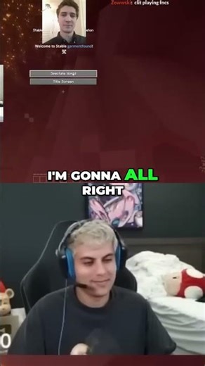 Minecraft Streamer Loses DIAMONDS! Funny Epic Fail! #shorts
