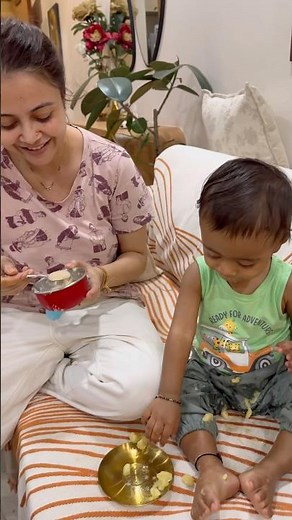 Joy ke khana Style #yoitubeshorts #food #devoleenabhattacharjee #love #babyboy #fun