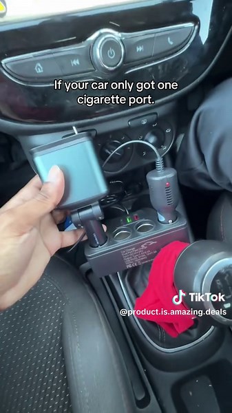 Car Accessory for Multiple Cigarette Ports