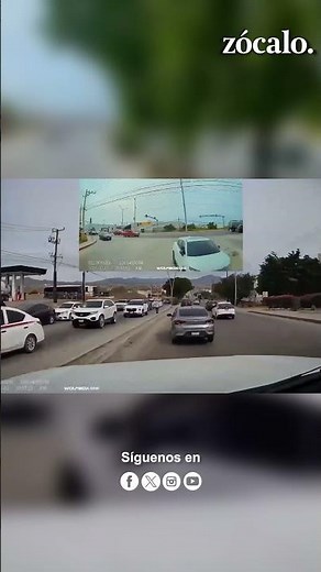 Choca con otro auto por no respetar la fila