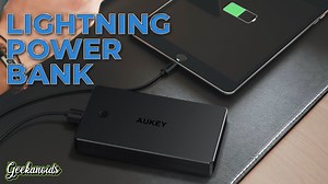 Watch Aukey PB-N36 20000mAh Lightning Power Bank Review on Amazon Live