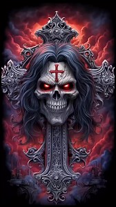 House of skull art on Reels