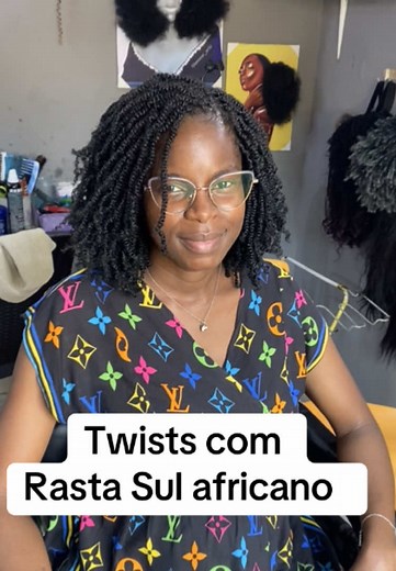 Estilos de Penteados: Twists com Rasta Sul-Africano