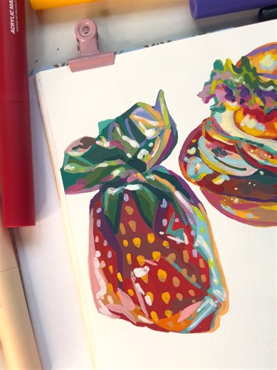 Nostalgic Candy Art: Painting Bon Bon with Acrylics