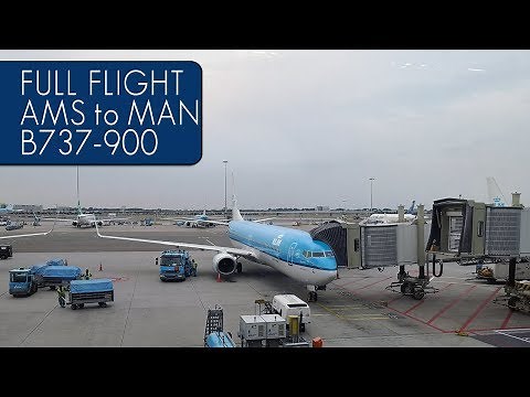 KLM Full Flight | Amsterdam to Manchester