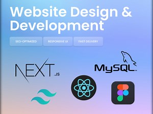 A fully custom responsive website built with Nextjs, Tailwind, and Reactjs