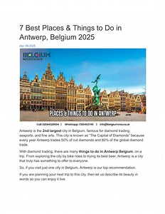 Things to Do in Antwerp, Belgium 2025 - SlideServe