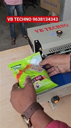 Continuous Band Sealer Machine | Pouch Sealing Machine